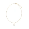 V-shaped pendant necklace, collarbone chain, popular little dress, alloy diamond fan-shaped 18k pendant accessory Application Scenario